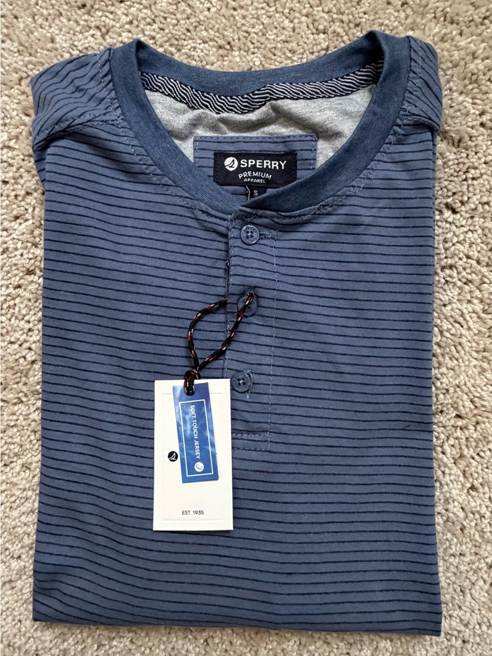 Sperry Striped Henley Shirt